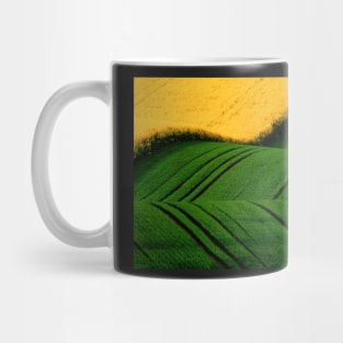 PATTERNS IN GREEN AND YELLOW Mug